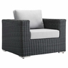 Summon Outdoor Patio Fabric Sunbrella&reg; Armchair