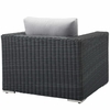 Summon Outdoor Patio Fabric Sunbrella&reg; Armchair