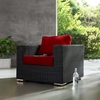 Summon Outdoor Patio Fabric Sunbrella&reg; Armchair