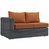 Summon Outdoor Patio Sunbrella Left Arm Loveseat