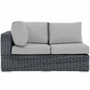 Summon Outdoor Patio Sunbrella Left Arm Loveseat