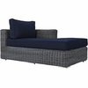 Summon Outdoor Patio Sunbrella&reg; Right Arm Chaise in Canvas Navy