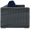 Summon Outdoor Patio Sunbrella&reg; Sofa in Canvas Navy