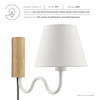 Sunlit Squiggle Arm Wall Sconce