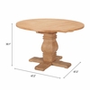Tabi Dining Table in Brown