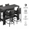 Tahoe 5-Piece Outdoor Patio Bar Table Set