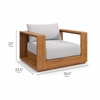 Tahoe Outdoor Patio Acacia Wood Chair