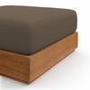 Tahoe Outdoor Patio Acacia Wood Ottoman
