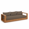 Tahoe Outdoor Patio Acacia Wood Sofa