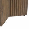 Tailo Side Table in White & Brass