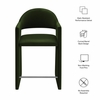 Talia 37 Inch Performance Velvet Counter Stool