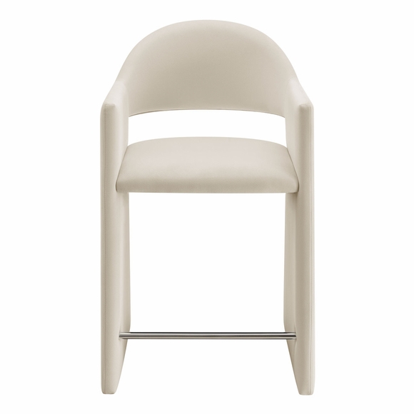Talia 37 Inch Performance Velvet Counter Stool