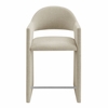 Talia 37 Inch Upholstered Fabric Counter Stool