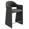 Talia 37 Inch Upholstered Fabric Counter Stool