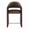 Talia 37 Inch Vegan Leather Counter Stool