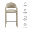 Talia 41 Inch Upholstered Fabric Bar Stool