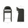 Talia 41 Inch Upholstered Fabric Bar Stool