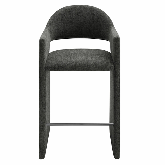 Talia 41 Inch Upholstered Fabric Bar Stool