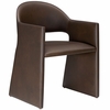 Talia Vegan Leather Dining Armchair