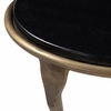 Tempus Accent Table in Black & Brass