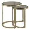 Tessa Nesting Tables - 2-Piece in Brass