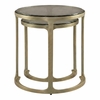 Tessa Nesting Tables - 2-Piece in Brass