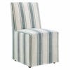 Tessera Striped Slipcovered Dining Side Chair