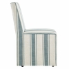 Tessera Striped Slipcovered Dining Side Chair