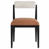 Tessera Upholstered Linen-Blend Slipcovered Dining Chair