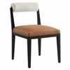 Tessera Upholstered Linen-Blend Slipcovered Dining Chair