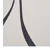 Therese Abstract Swirl 5x8 Area Rug in Ivory and Charcoal