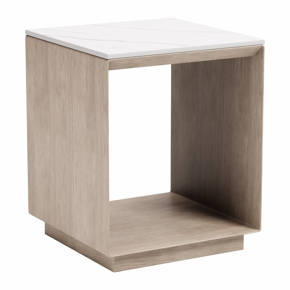 Tidecrest Side Table in White