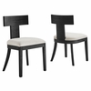Torian Boucle Fabric Dining Chair Set of 2