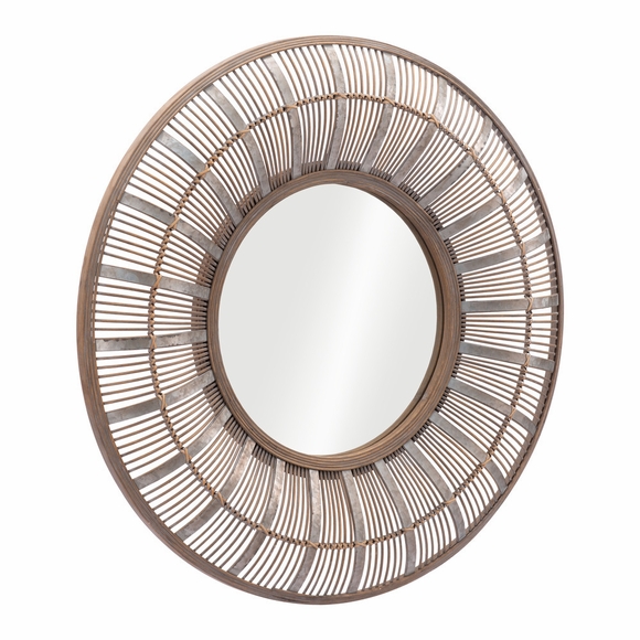 Toto Mirror in Antique Brown