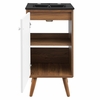Transmit 18" Bathroom Vanity in Walnut Black