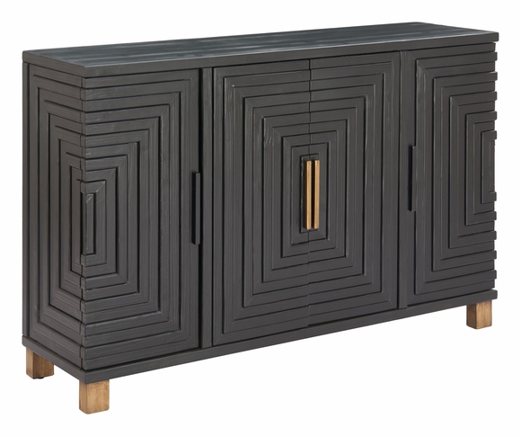 Trazo Cabinet in Black