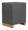 Trazo Side Table in Black
