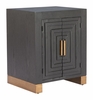 Trazo Side Table in Black