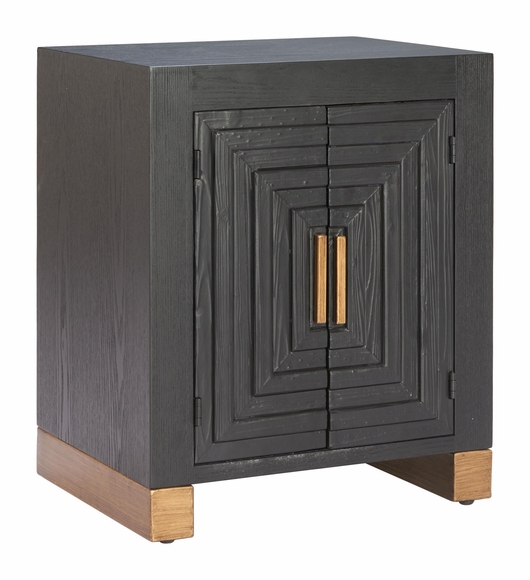Trazo Side Table in Black