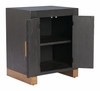 Trazo Side Table in Black