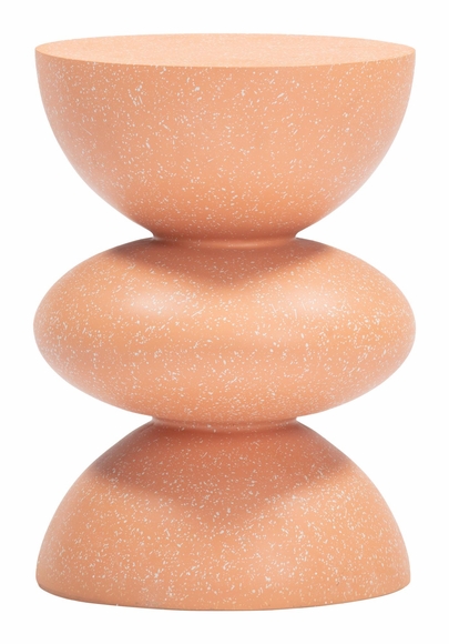 Tressa Side Table in Terracotta