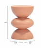 Tressa Side Table in Terracotta