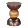 Tripoli Side Table in Bronze