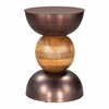 Tripoli Side Table in Bronze