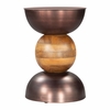 Tripoli Side Table in Bronze