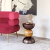 Tripoli Side Table in Bronze
