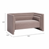 Trippel Loveseat in Taupe