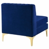 Triumph Channel Tufted Performance Velvet 4-Seater Sofa in Navy