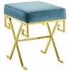 Twist Velvet Bench