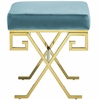 Twist Velvet Bench